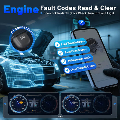 XTOOL Advancer AD20PRO OBD2 Bluetooth Scanner Full System Car Diagnostic Tool